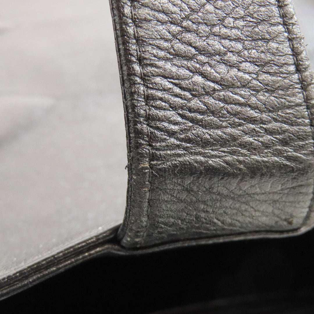 CHANEL Tote Bag Grained Calfskin Skin black COCO Mark