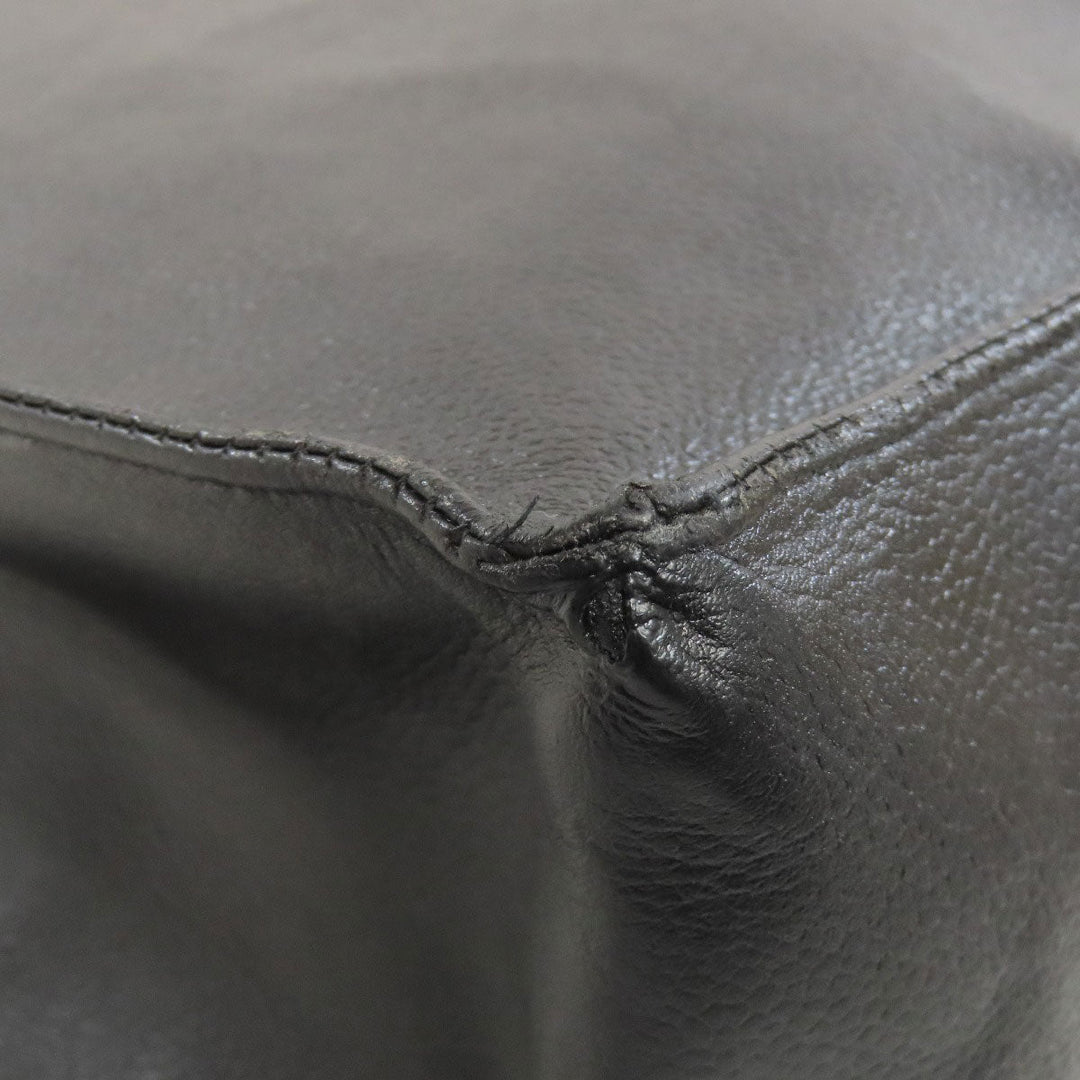 CHANEL Tote Bag Grained Calfskin Skin black COCO Mark