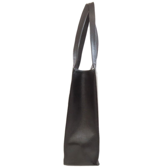 CHANEL Tote Bag Grained Calfskin Skin black COCO Mark