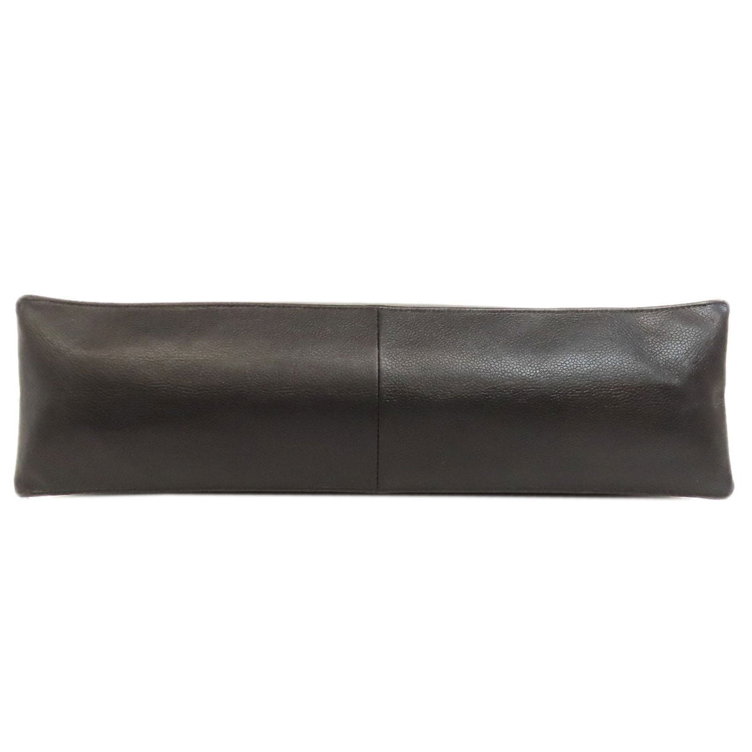 CHANEL Tote Bag Grained Calfskin Skin black COCO Mark