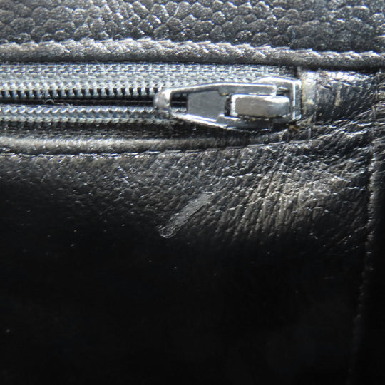 CHANEL Tote Bag Grained Calfskin Skin black COCO Mark