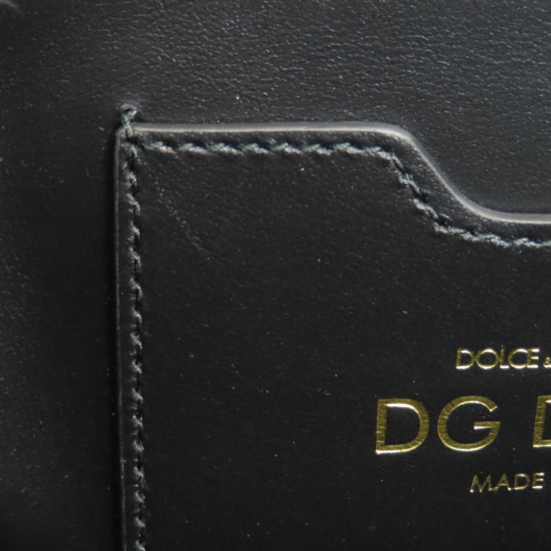 DOLCE&GABBANA Tote Bag Calfskin black DG Daily