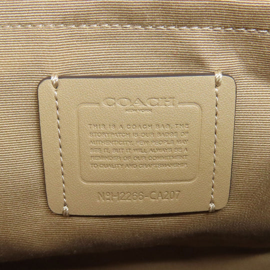 COACH Shoulder Bag CA207 leather white jamie camera bag