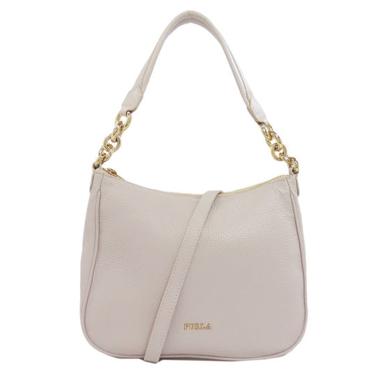 Furla Handbag leather gray 2WAY