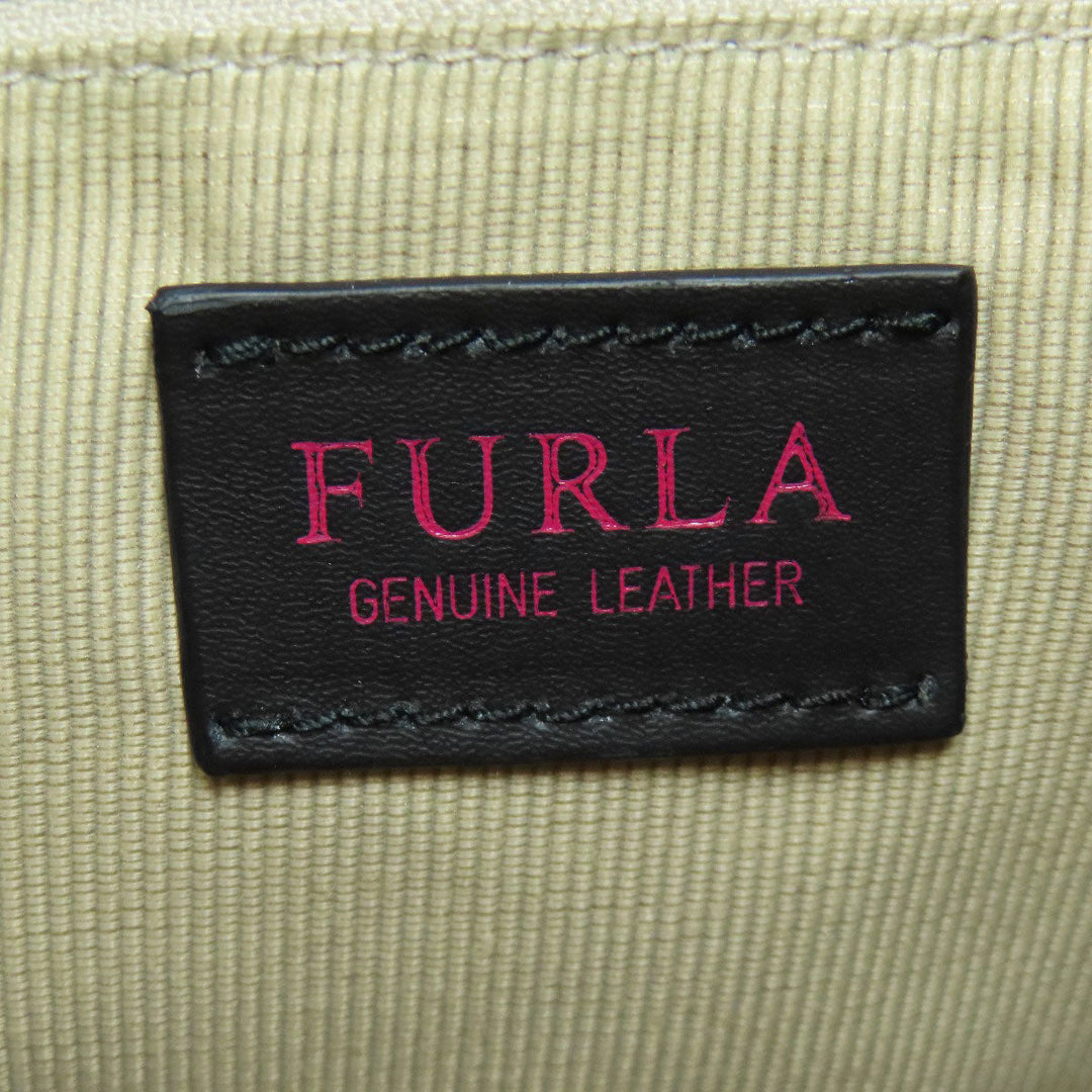 Furla Handbag leather gray 2WAY