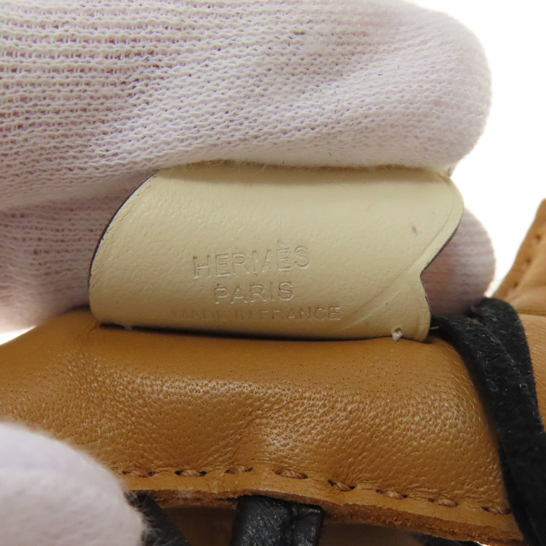 HERMES key ring Anyo Miro Brown Rodeo Pegasus Charm PM