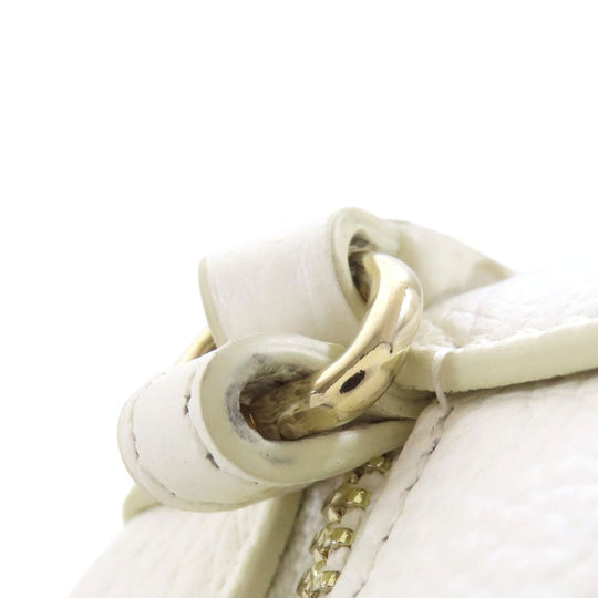 Furla Shoulder Bag leather white logo