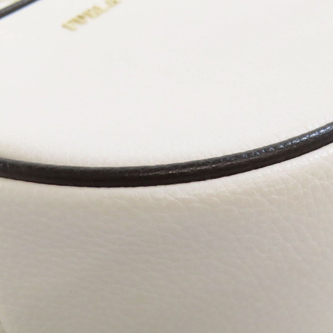 Furla Shoulder Bag leather white logo