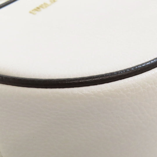 Furla Shoulder Bag leather white logo