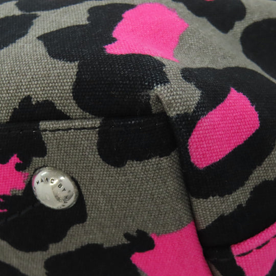 MARC BY MARC JACOBS Tote Bag canvas gray Leopard Pattern 2WAY