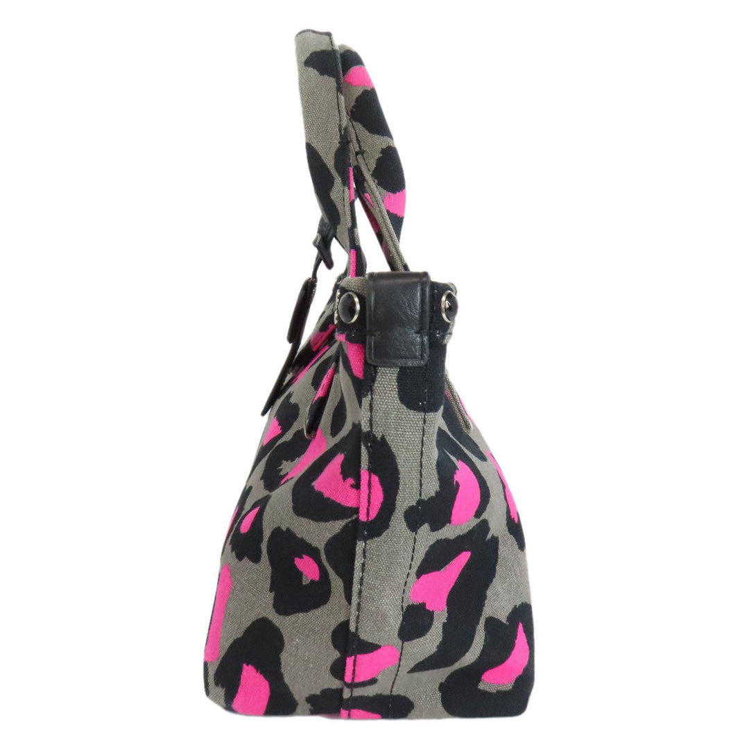 MARC BY MARC JACOBS Tote Bag canvas gray Leopard Pattern 2WAY