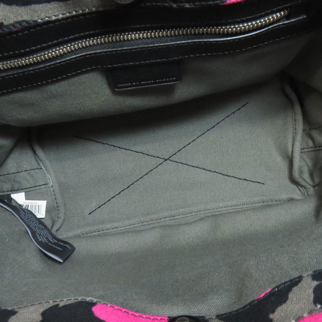 MARC BY MARC JACOBS Tote Bag canvas gray Leopard Pattern 2WAY