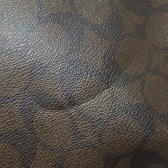 COACH Shoulder Bag F58297 PVC Brown Signature