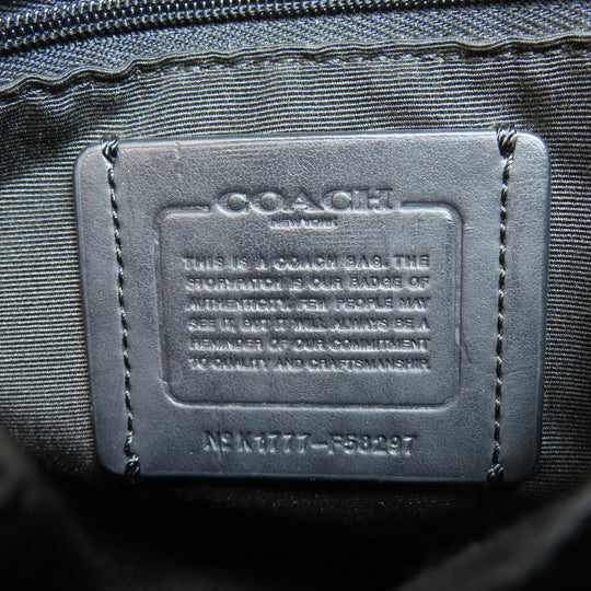 COACH Shoulder Bag F58297 PVC Brown Signature