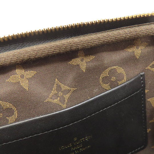 LOUIS VUITTON Handbag M80450 Calfskin black Utility crossbody Women Used Authentic
