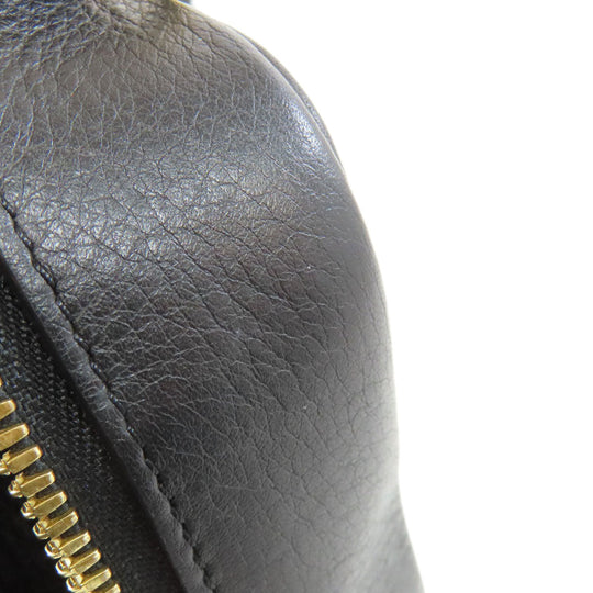 LOUIS VUITTON Handbag M80450 Calfskin black Utility crossbody Women Used Authentic