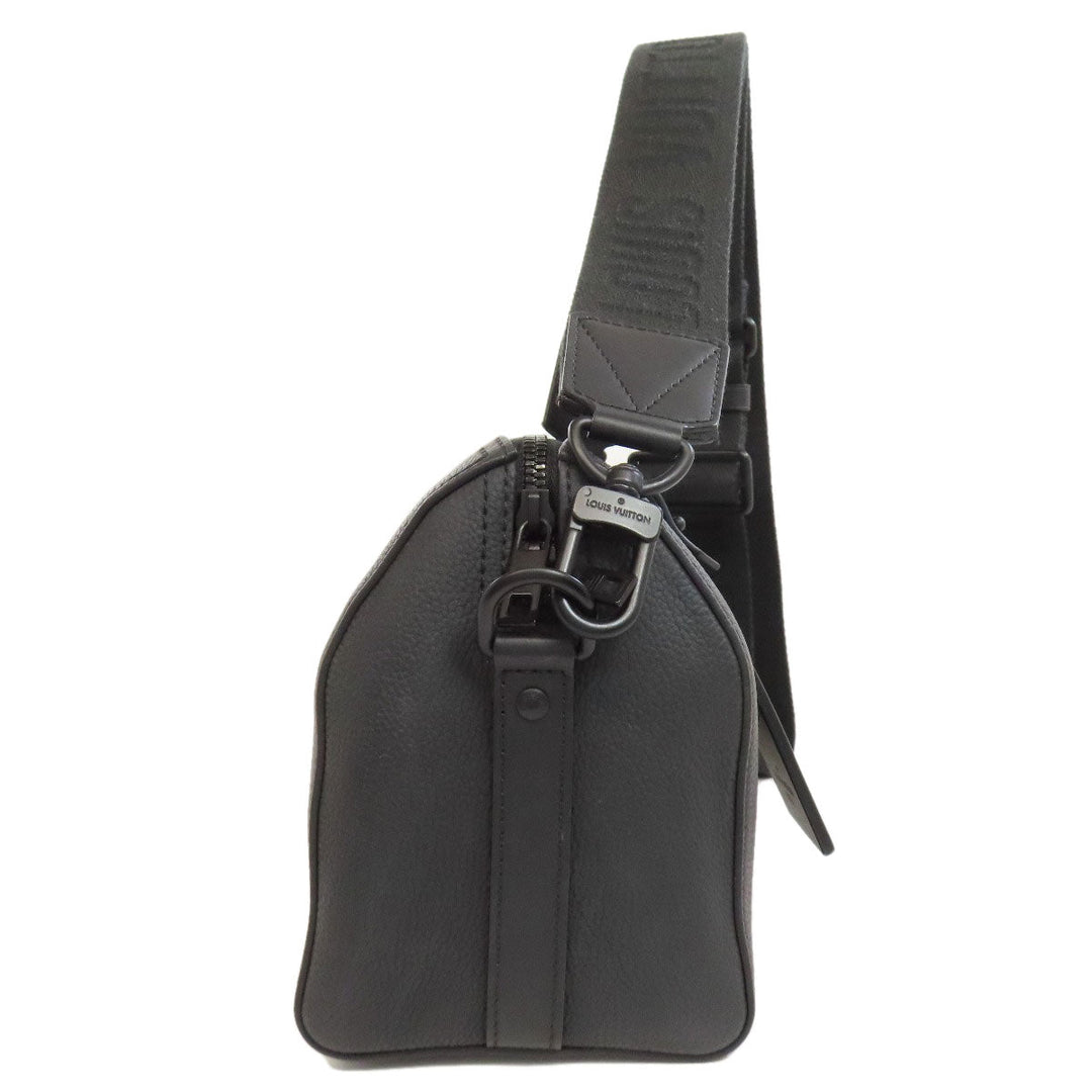 LOUIS VUITTON Shoulder Bag M59255 Calfskin black City Keepall Women Used Authentic