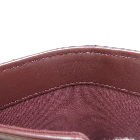 CHANEL Bifold Wallet Grained Calfskin Skin black Matelasse Gold Metal