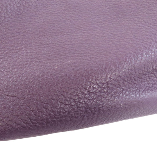 HERMES Handbag Taurillon Clemence purple Picotin Lock MM SilverMetal
