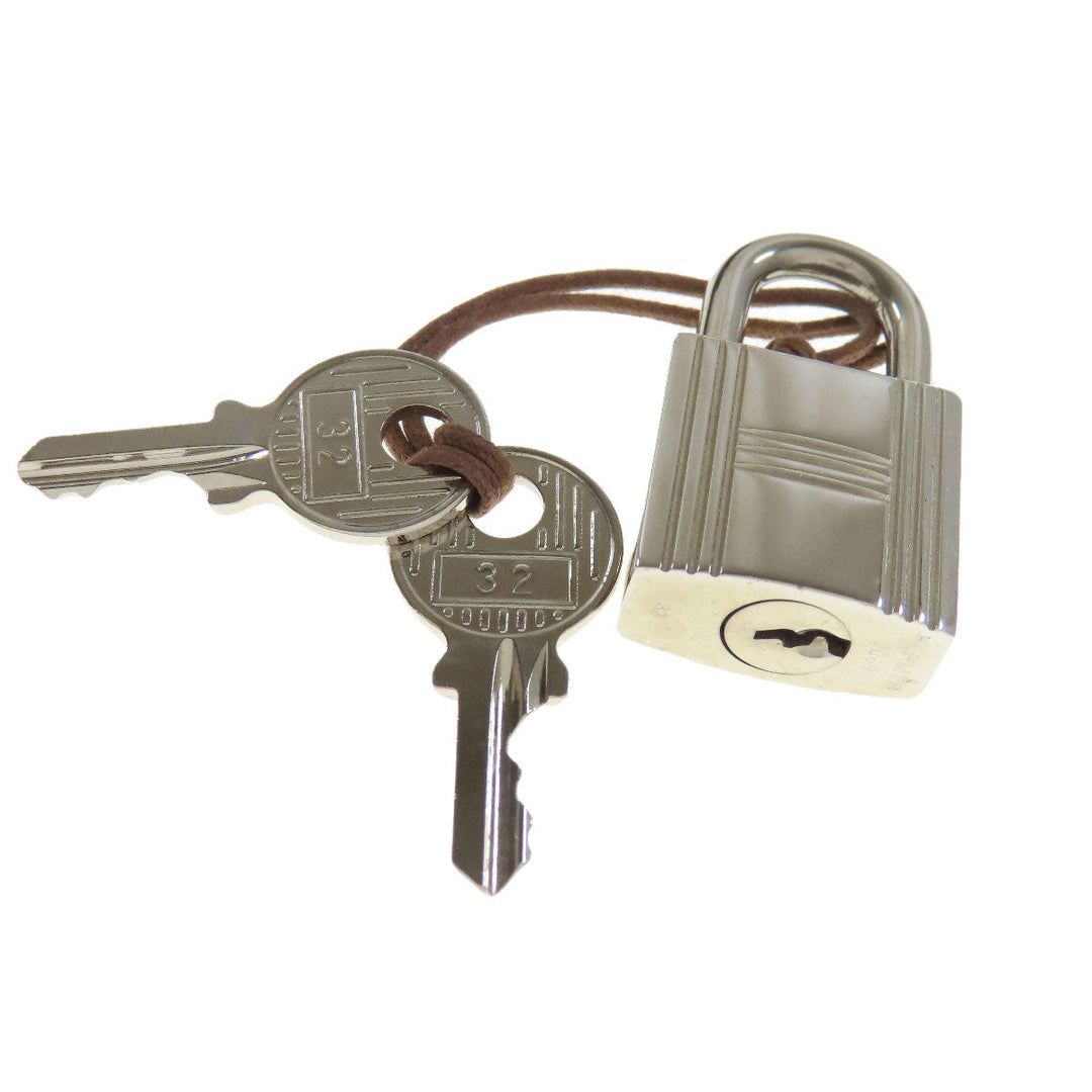 HERMES Handbag Taurillon Clemence purple Picotin Lock MM SilverMetal