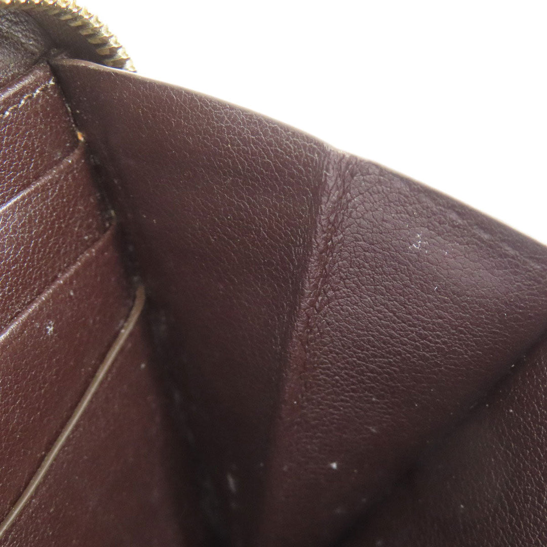 Berluti Long Wallet Purse PVC Brown calligraphy mens Used Authentic