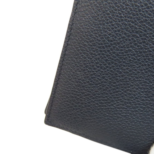 PRADA Bifold Wallet 2MO738 Calfskin black logoMetal mens Used Authentic