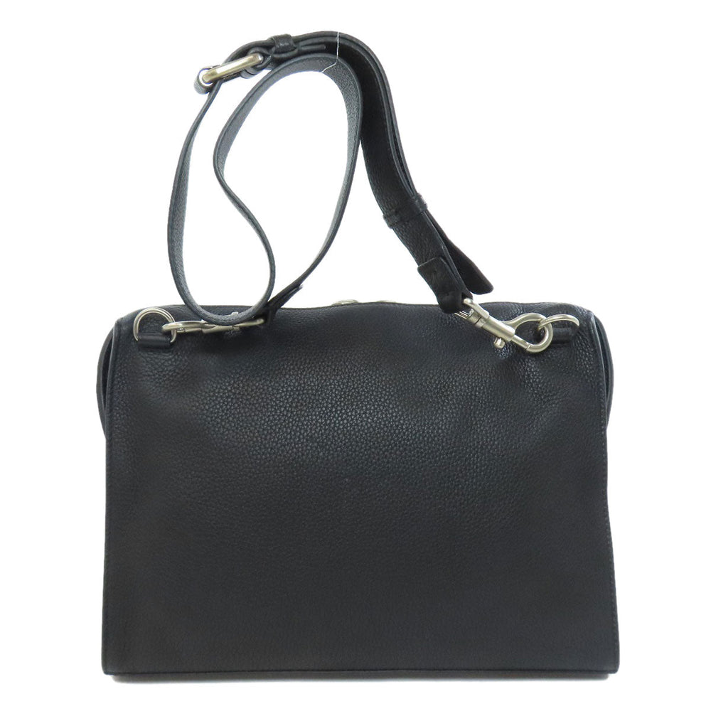 FENDI Shoulder Bag Calfskin black Selleria Messenger