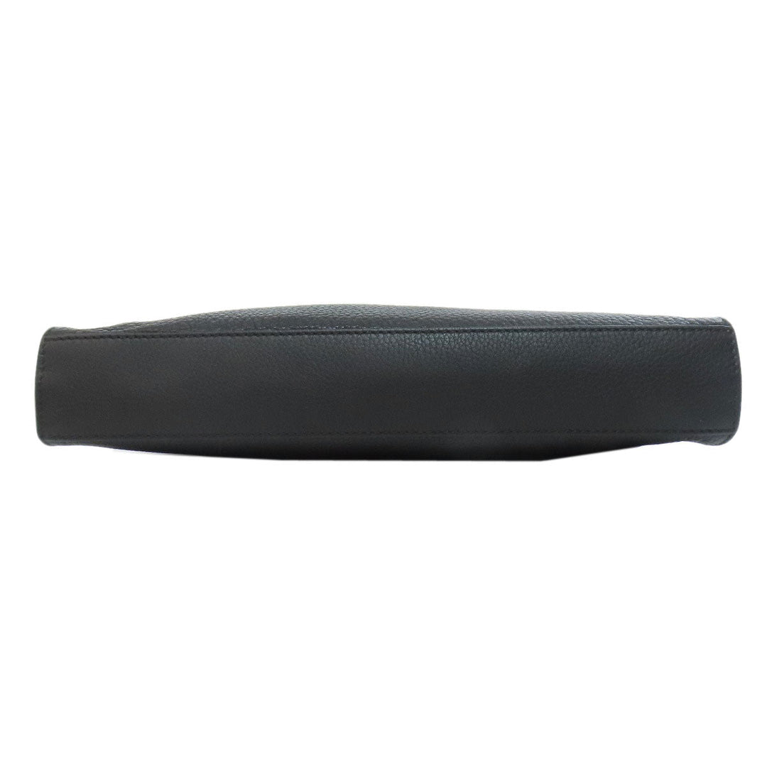 FENDI Shoulder Bag Calfskin black Selleria Messenger