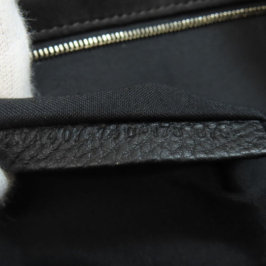 FENDI Shoulder Bag Calfskin black Selleria Messenger