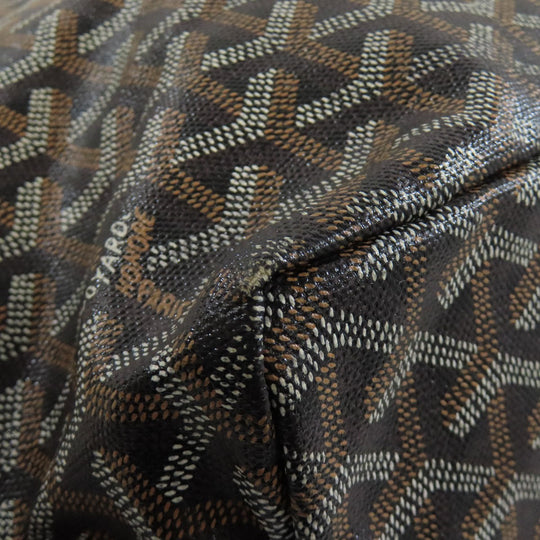 GOYARD Tote Bag Coated canvas black Saint Louis PM
