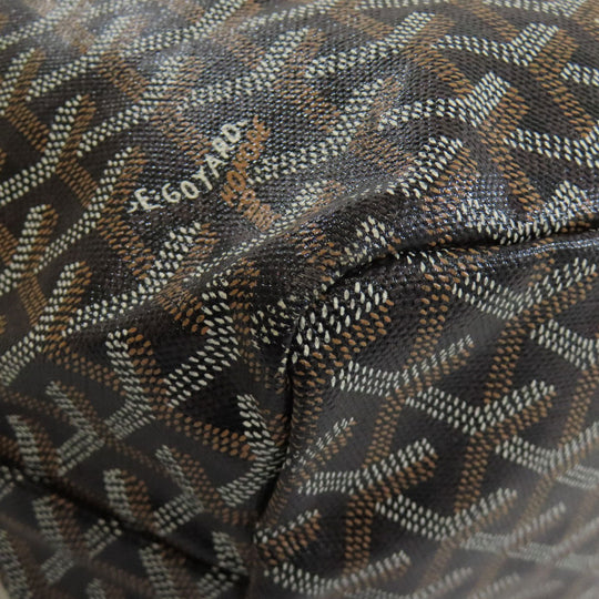 GOYARD Tote Bag Coated canvas black Saint Louis PM