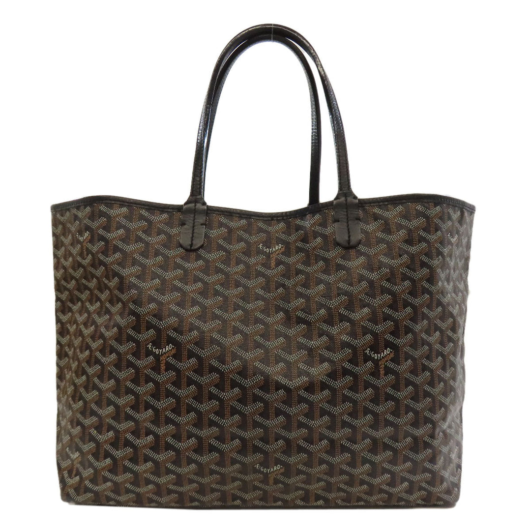 GOYARD Tote Bag Coated canvas black Saint Louis PM