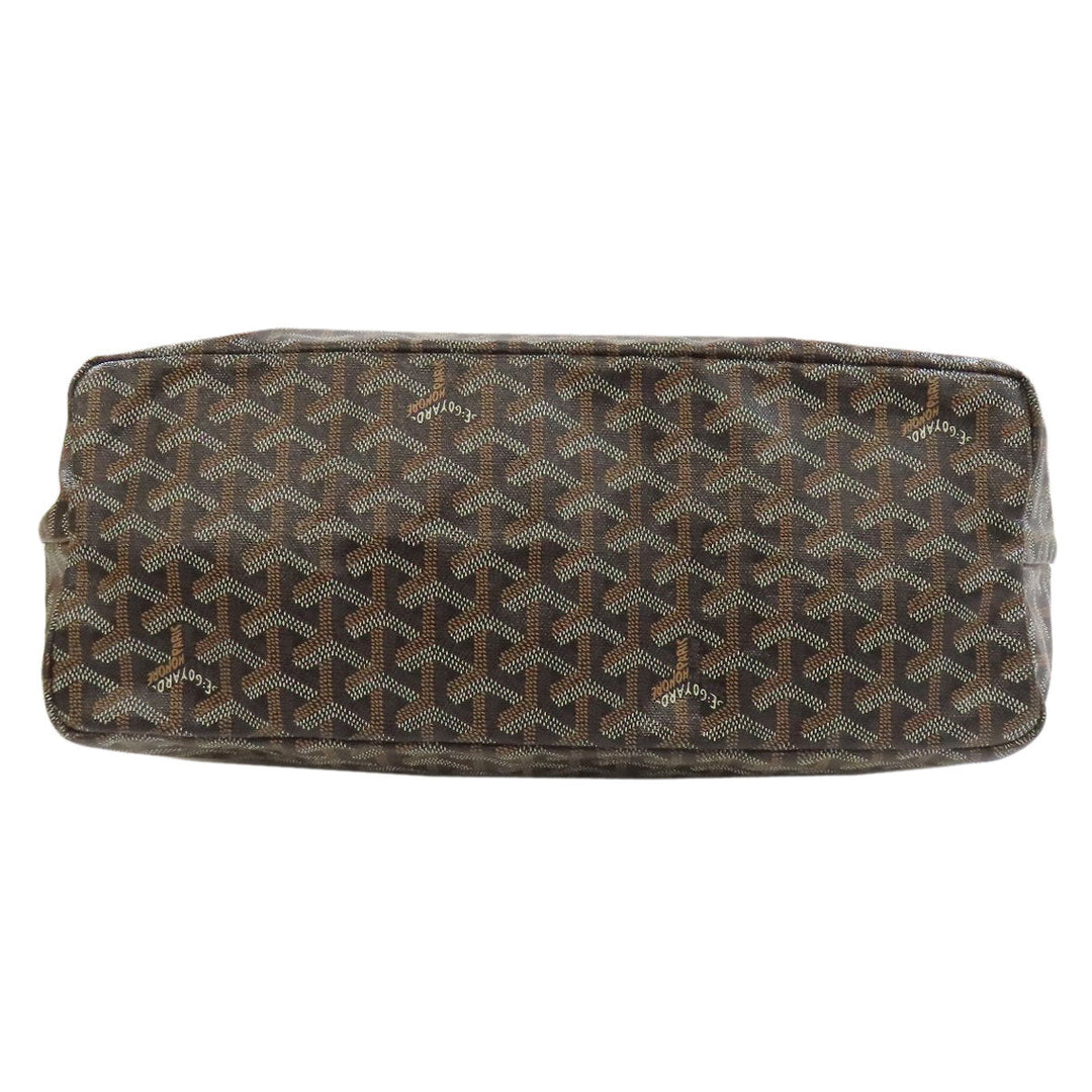 GOYARD Tote Bag Coated canvas black Saint Louis PM