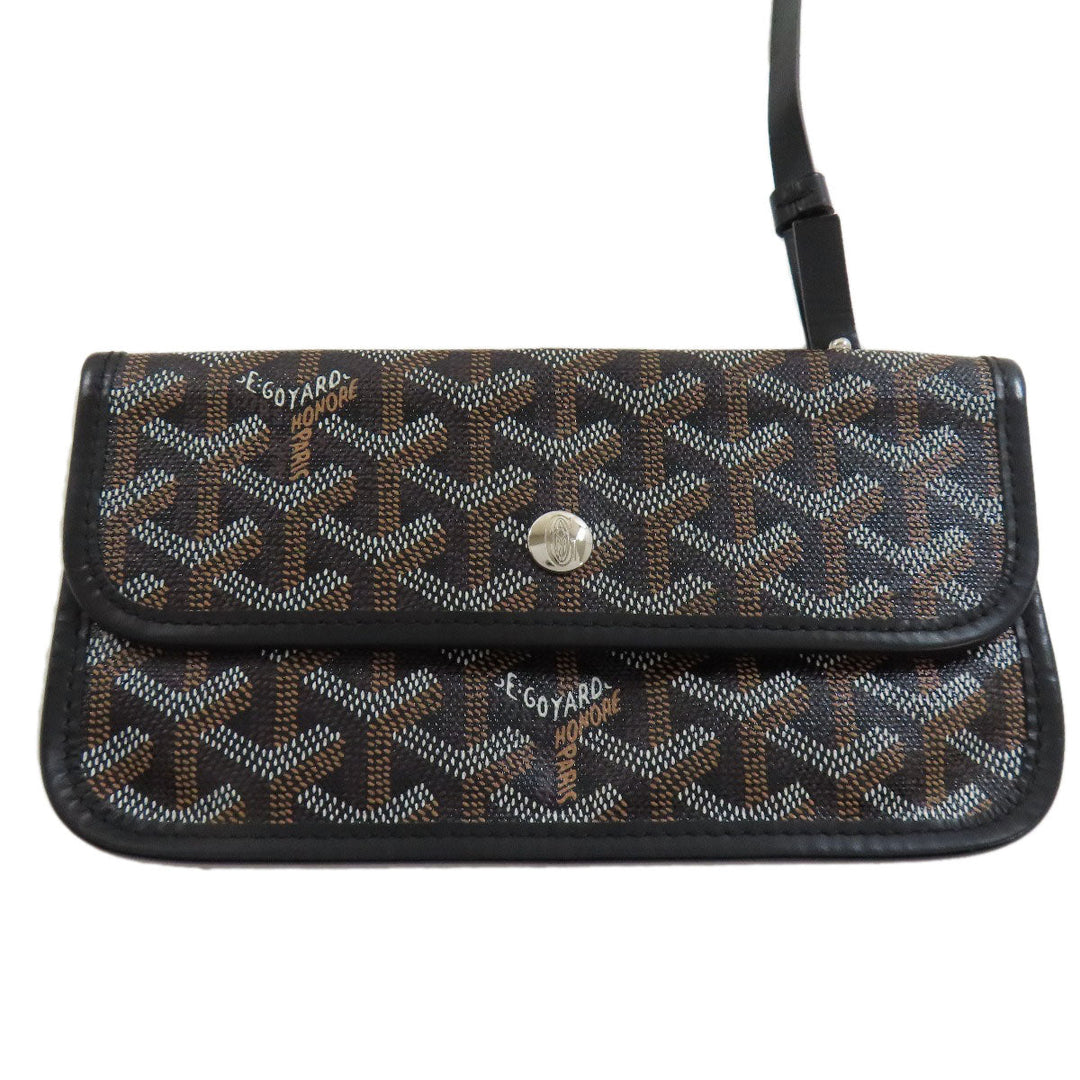GOYARD Tote Bag Coated canvas black Saint Louis PM