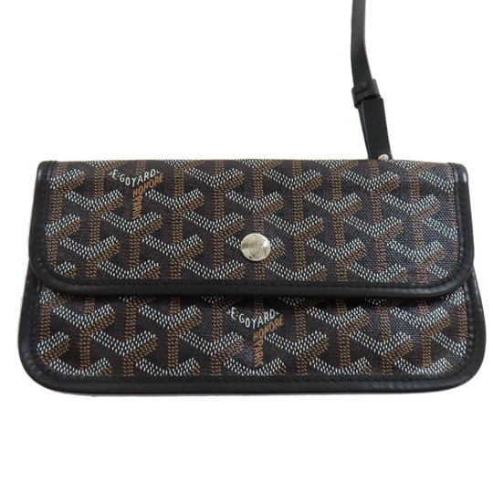 GOYARD Tote Bag Coated canvas black Saint Louis PM
