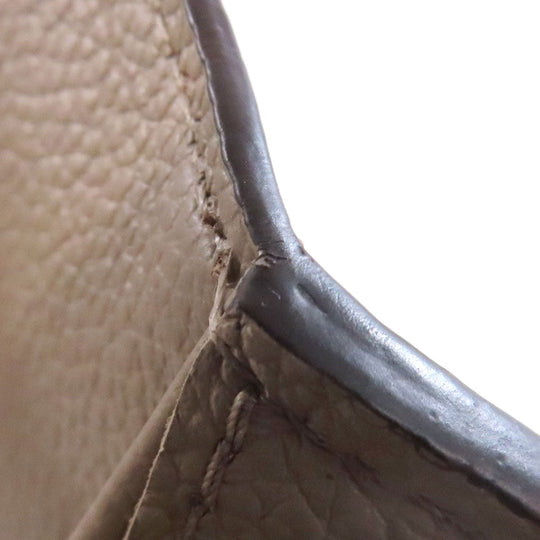 LOUIS VUITTON Long Wallet Purse M81049 Ann Platt beige Portefeuille・Sarah NM