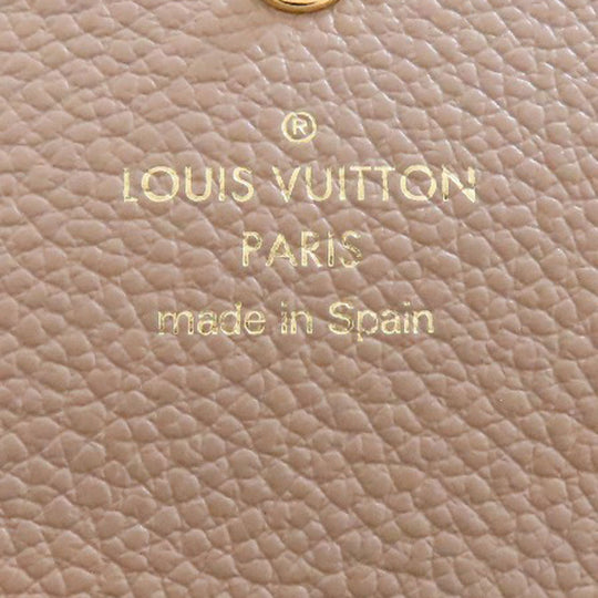 LOUIS VUITTON Long Wallet Purse M81049 Ann Platt beige Portefeuille・Sarah NM