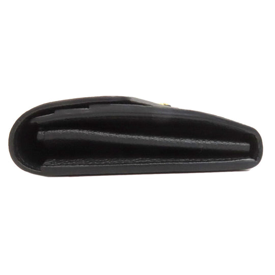 LOUIS VUITTON Long Wallet Purse M80496 Ann Platt black Portefeuille Sara Women Used Authentic