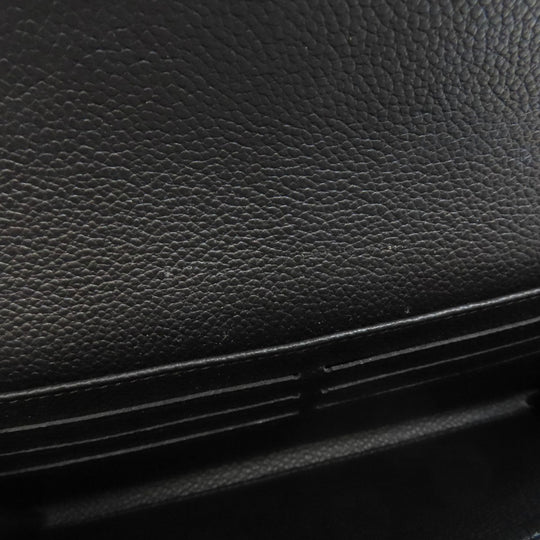 LOUIS VUITTON Long Wallet Purse M80496 Ann Platt black Portefeuille Sara Women Used Authentic