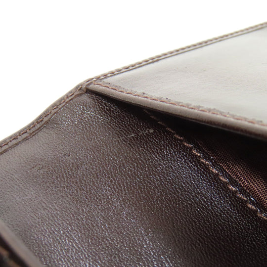 FENDI Bifold Wallet canvas Brown Zucca Pattern