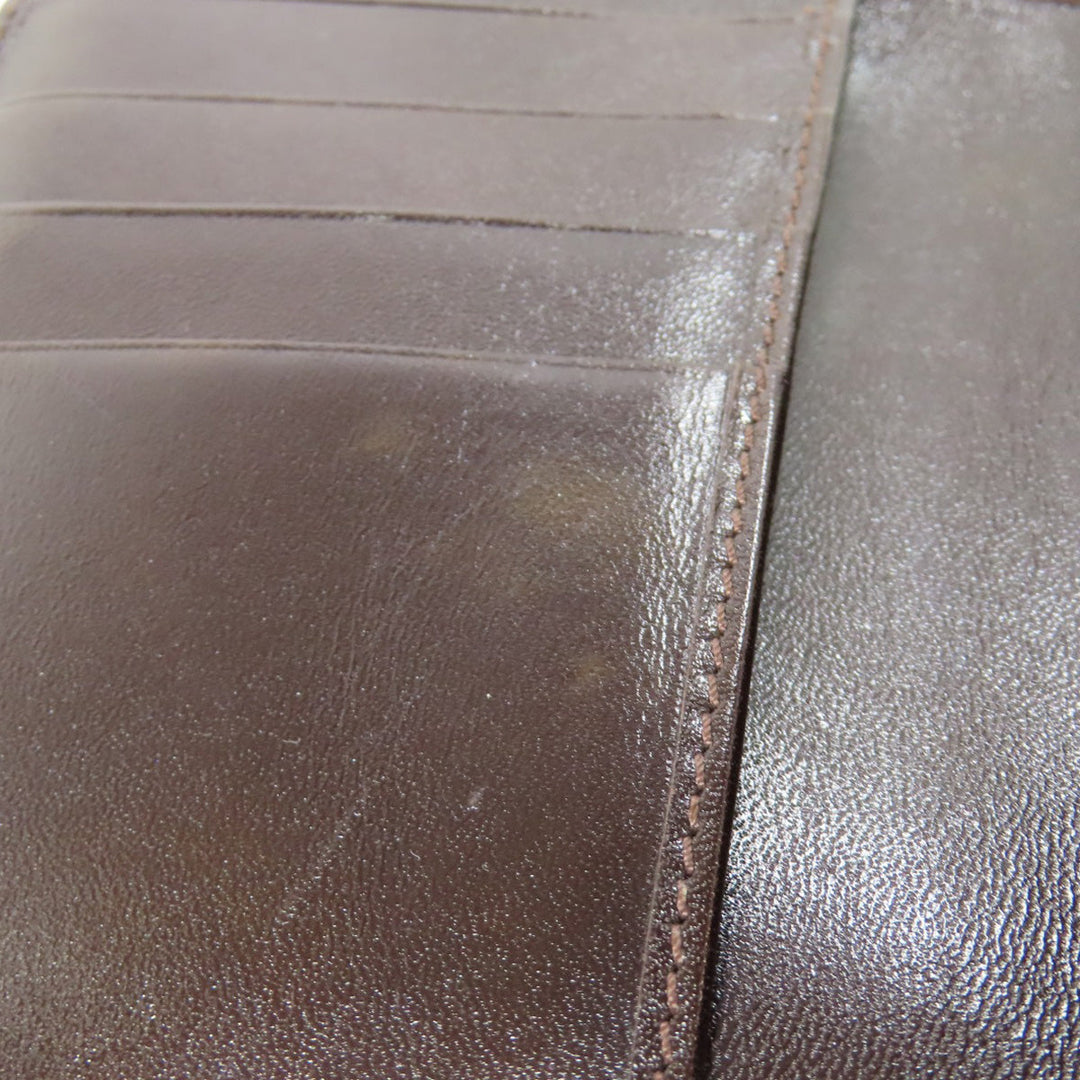 FENDI Bifold Wallet canvas Brown Zucca Pattern