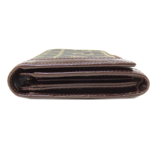 FENDI Bifold Wallet canvas Brown Zucca Pattern