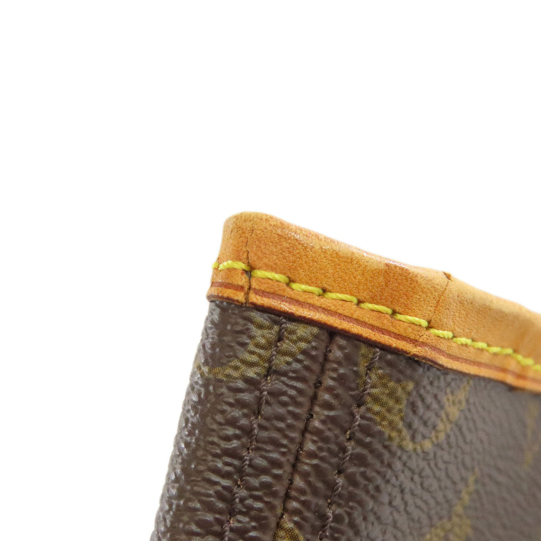 LOUIS VUITTON Tote Bag M40157 Monogram canvas Brown Neverfull GM Women Used Authentic