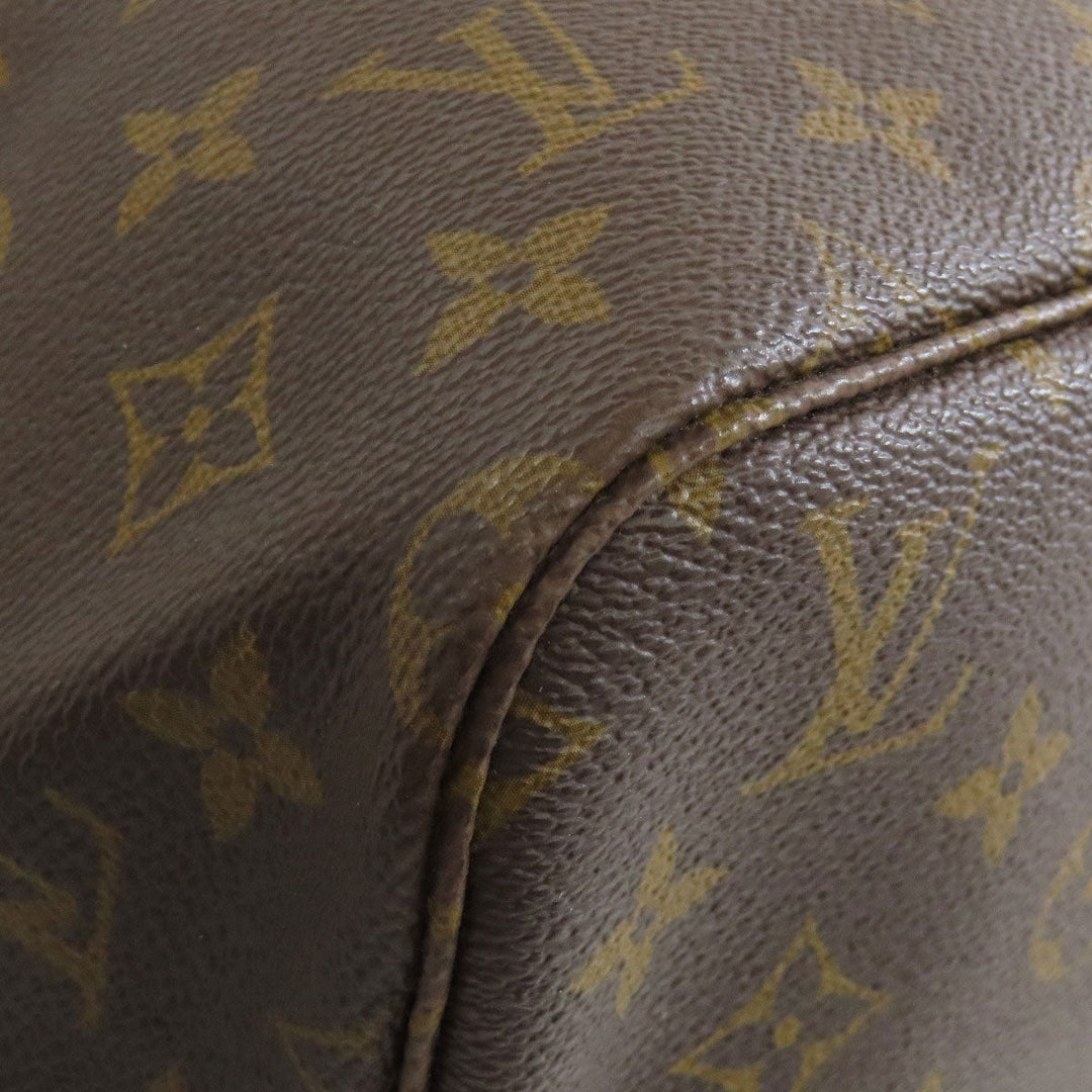 LOUIS VUITTON Tote Bag M40157 Monogram canvas Brown Neverfull GM Women Used Authentic