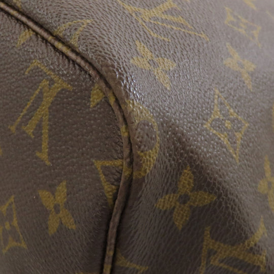 LOUIS VUITTON Tote Bag M40157 Monogram canvas Brown Neverfull GM Women Used Authentic