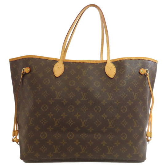 LOUIS VUITTON Tote Bag M40157 Monogram canvas Brown Neverfull GM Women Used Authentic