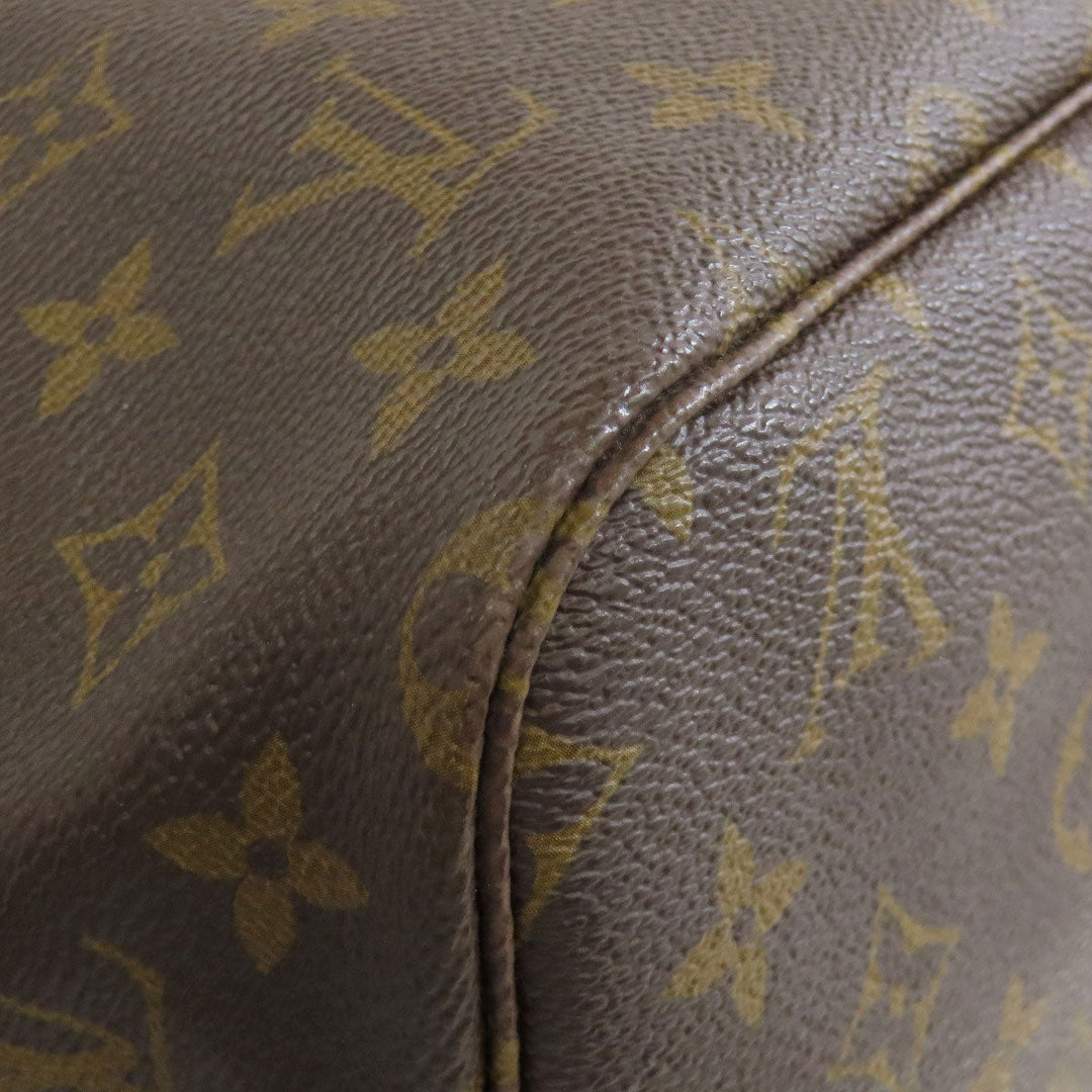 LOUIS VUITTON Tote Bag M40157 Monogram canvas Brown Neverfull GM Women Used Authentic