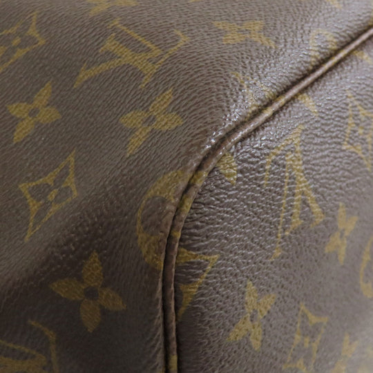 LOUIS VUITTON Tote Bag M40157 Monogram canvas Brown Neverfull GM Women Used Authentic