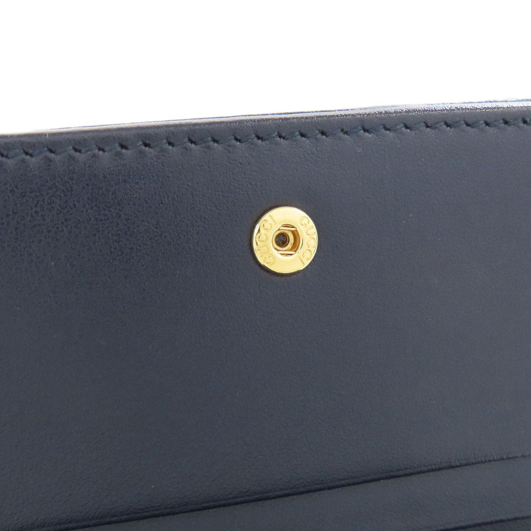 GUCCI Bifold Wallet 621887 Canvas, Leather beige Horsebit Women Used Authentic
