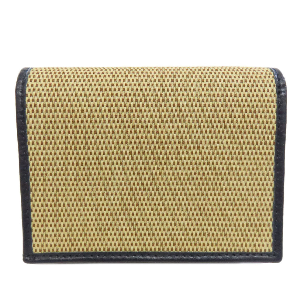 GUCCI Bifold Wallet 621887 Canvas, Leather beige Horsebit Women Used Authentic